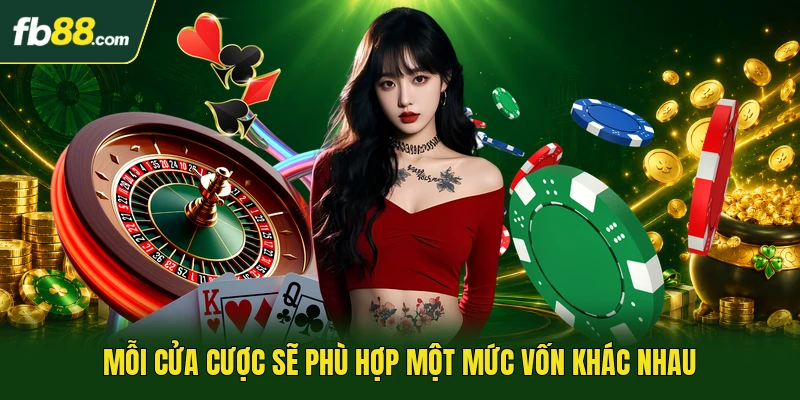 Roulette Trực Tuyến Mang Đến Vòng Quay Số Đầy Tính Hấp Dẫn 2 Mỗi cửa cược sẽ phù hợp một mức vốn khác nhau