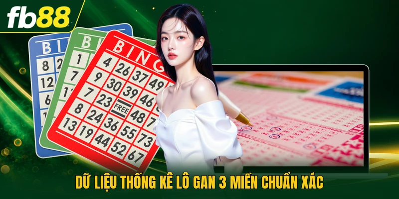 Dữ liệu thống kê lô gan 3 miền chuẩn xác