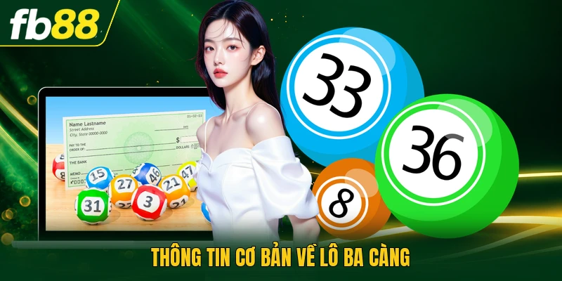 Thông tin cơ bản về lô ba càng